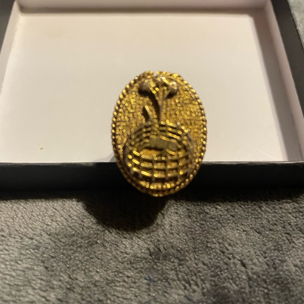 Gold Statement Potion Ring - image 1